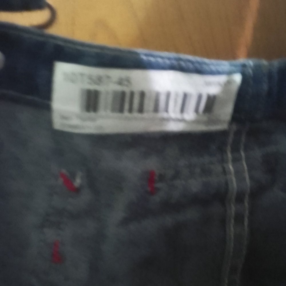 Classic Dark Wash Mens Red Cap Bib Denim Overalls 34/32 - Picture 14 of 16